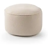 DS Produkte zitzak poef uit de Teddy-serie | Indoor poef met vulling | compacte fauteuil incl. EPS-korrels | 3 in 1: poef, tafeltje & voetenbankje | Bean Bag - klein & zacht | Ø 25 x 45 cm