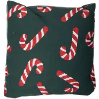 Clayre & Eef Sierkussen 45x45 cm Groen Synthetisch