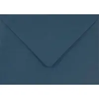Netuno Gladde blauwe enveloppen A6 - 125 x 175 mm - B6 - 25 stuks - NK natgelijmde - 115 gram - Sirio Color -