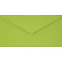 Netuno Gladde groene enveloppen DL - 110 x 220 mm - 25 stuks - NK natgelijmde - 115 gram - Sirio Color -