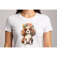 Roly Cavalier Blossom Princess - T Shirt - Cute - Gift - Cadeau - CuteVibes - Kawaii - Adorable - Schattig - LieveDieren - Lief - CozyVibes - Hond - Dog