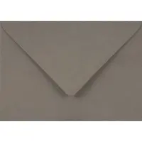 Netuno Gladde grijze enveloppen C6 - 114 x 162 mm - A6 - 25 stuks - NK natgelijmde - 115 gram - Sirio Color -