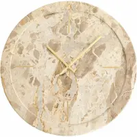 Light & Living Wandklok Sistelo - Taupe - Ø48x48cm - Wandklok Modern