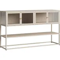 En.casa Sideboard Säkylä 150x38x90 cm camel []