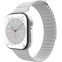 Cazy horlogebandje geschikt voor Apple Watch Bandje (Magfit) - Smartwatchbandjes - Universeel bandje geschikt voor Apple 44/45/46/49 mm - Ivory