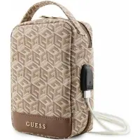 GUESS PU G Cube Universele Reistas - bruin, Sleutel mobiele telefoon, Bruin
