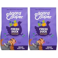 Edgard & Cooper 2x Hondenvoer Droog Adult Medium Eend 2,5 Kg