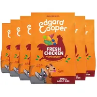 Edgard & Cooper 6x Hondenvoer Droog Adult Small Kip 700 gr