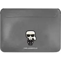 Karl Lagerfeld Mouw KLCS16PISFG 16 quot; zilver (16"), Laptoptas, Zilver