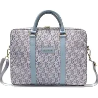 GUESS G-Cube Stripes Laptoptas voor o.a. Notebooks (16 Inch) - Blauw