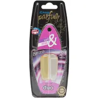 Paloma Auto Luchtverfrisser Duo – Roos & Lelie Geur – 2 x 3 ml Parfum – Werkt tot 6 Weken – Langdurige Geurverspreiding voor Auto Interieur [P07804]