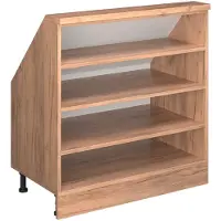 Vicco Rion Kast voor schuine wand – 80 x 81.6 cm met 4 compartimenten Krachtige eik goud