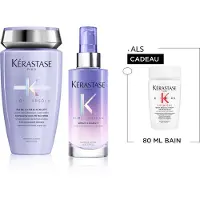 Kérastase Blond Absolu Duo + Cadeau - Zilvershampoo voor Blond Haar 250ml & Sérum Cicanuit Intens hydraterend Nachtserum 90ml + Première Shampoo 80ml Cadeau