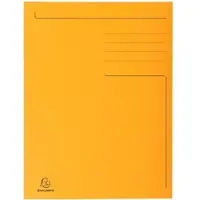 Exacompta dossiermap Foldyne ft 24 x 32 cm (voor ft A4), oranje, doos van 50 stuks 2 stuks