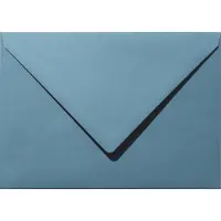 Netuno Ecologische blauwe enveloppen A5 - 162 x 229 mm - C5 - 20 stuks - NK natgelijmde - 120 gram - Materica -