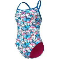 Arena Dames zwempak uit 1 stuk Multi Camo Challe | Maat 40