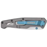 Gerber Paralite, Zilver/Blauw, Blister, vouwmes, zilver/blauw