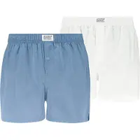 Levi's Woven Boxershorts 2-Pack Blauw Wit