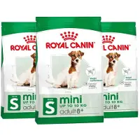 Royal Canin 3x Hondenvoer Droog Mini 8+ 2 kg