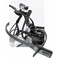 Voltano Accuslot Bagagedrager - Fietshelm / Tas Codeslot - Zwart - Reisslot