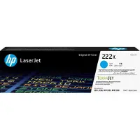 HP 222X (W2221X) toner cartridge cyaan hoge capaciteit (origineel)
