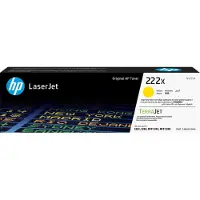 HP 222X (W2222X) toner cartridge geel hoge capaciteit (origineel)
