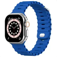 Accezz Ocean bandje voor de Apple Watch | 44/45/46/49 mm - Royal Blue