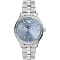 Emporio Armani AR11748 Mannen Horloge 41 mm Zilverkleurig