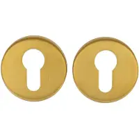 ODShop cilinderplaatjes Modern rond PVD mat goud