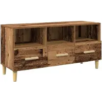 vidaXL TV Kast 102 x 36 x 50 cm Oudhout Bewerkt hout