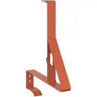 vidaXL Sneeuwbeschermingssteun Rood 29,5 x 3 x 34,5 cm Staal