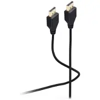 S-Impuls Displayportkabel 1.2, Stecker-Stecker, UHD 4K, extra dünn schwarz, 3,0m