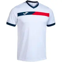 Joma Court T-shirt Met Korte Mouwen Wit 2XL Man