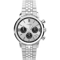 Timex Marlin Chrono Heren Zilveren Horloge TW2W10400