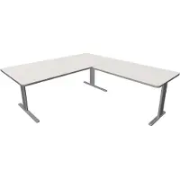 Kerkmann Büromöbelfabrik Hoekbureau Unic comfort wit 200x220cm