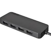 Lenovo Hub USB-C 4 en 1 vers 4 USB-A Gris