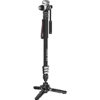 Ulanzi TB06 Video Monopod - 2-in-1 met Afneembare Driepootvoet - 10 kg Draagvermogen - Koolstofvezel - Zwart