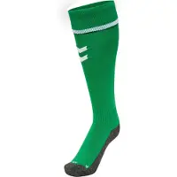 Hummel Sportsokken 'Core' groen / zwart gemêleerd / wit