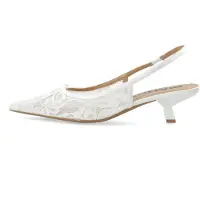 Bianco Slingpumps 'Kristin' wit