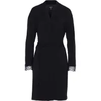 JOOP! Badjas kort 'Grace Robe' zwart