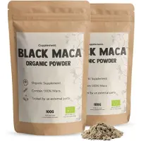 Cupplement - Zwarte Maca Poeder Biologisch - Combipack 200 g