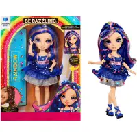 Rainbow High Be Dazzling-modepoppen - Genevieve Bleue (blauw) met bedazzle-tool en glinsterende strass-steentjes