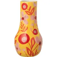 J-Line vaas Bloemen Dolomiet - keramiek - mix - large