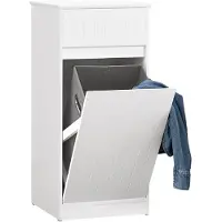 SoBuy - Laundry Cabinet - 40 x 39 x 86 cm - Wit
