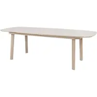 4SO Manolo uitschuifbare dining tuintafel printed ceramic 230-290x100xH75 cm latte