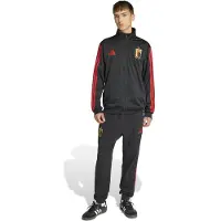 Adidas België DNA Trainingspak Full-Zip 2026-2028 Zwart Rood