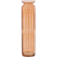J-Line vaas - glas - oranje - large