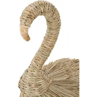 J-Line decoratie Flamingo - gras - naturel - small