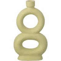 J-Line vaas Soliflore 2 Rings - steengoed - muntgroen - large