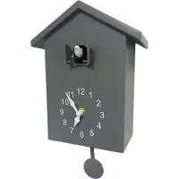 Core Koekoeksklok Modern - Koekkoeksklok - Koekoeksklokken – Grijs - 25cm x 4cm x 11cm
